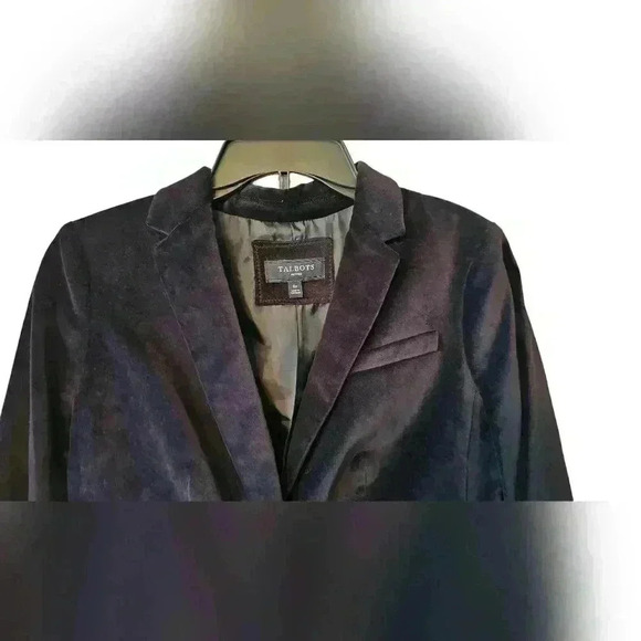 TALBOTS Velvet Blazer - 6P - Picture 2 of 10